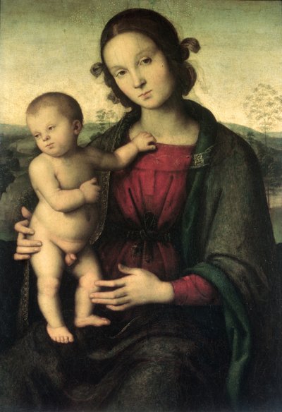 Madonna col Bambino, c.1495 da Pietro Perugino